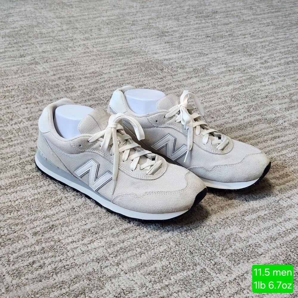 New Balance mens 515 sneaker shoes oatmeal white size 11.5